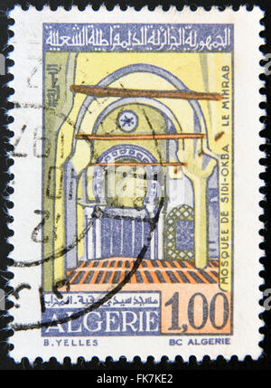 ALGERIA CIRCA 1971: stamp printed by Algeria, shows Great Mosque ...