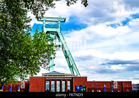 Deutsche Bergbau-Museum Bochum (DBM);  German Mining Museum in Bochum, greatest mining museum of the world Stock Photo