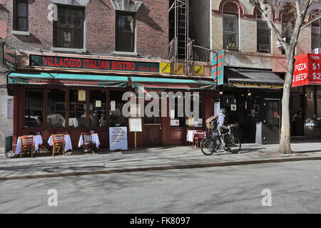Italian Restaurant Greenwich Village New York City Stock Photo - Alamy