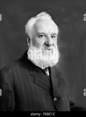 Alexander Graham Bell (1847-1922), portrait Stock Photo