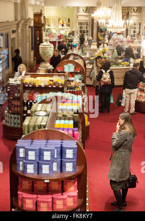 Fortnum and Mason department store interior, Piccadilly, London UK Stock Photo