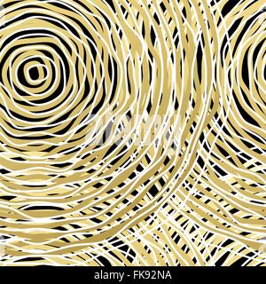 Seamless  pattern  with golden circle. Vector illustration Stock Vector
