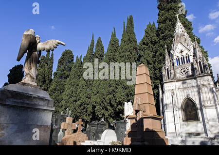 Tombs of the Consolation Cemetery - neighborhood Solace - center Stock Photo