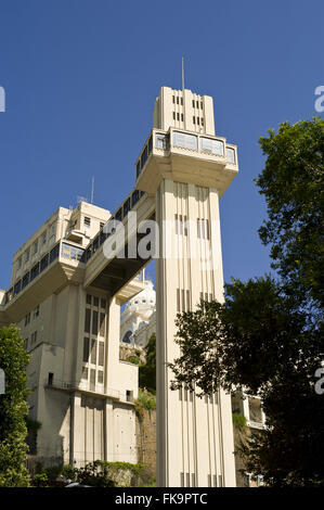 Lacerda Elevator seen from the Market Model - opened in 1930 Stock Photo