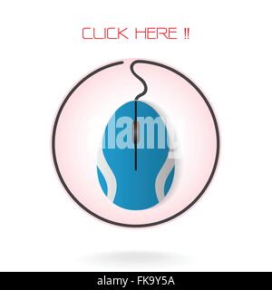Block Computer Mouse Sign Computer mouse sign Stock Vector Image & Art - Alamy