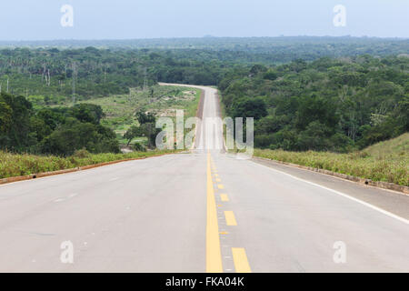 Cuiaba Santarem highway BR-163 Stock Photo