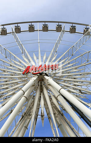 Ferris wheel of Asiatique is landmark of bangkok Stock Photo