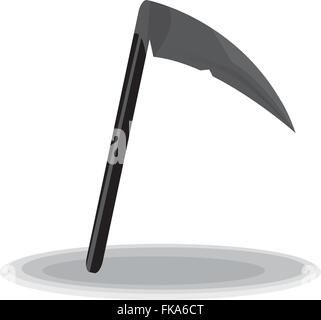 Isolated halloween traditional object on a white background Stock Vector
