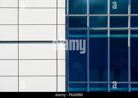 Milton Keynes The Quadrant building  abstract. Milton Keynes, Buckinghamshire, England Stock Photo