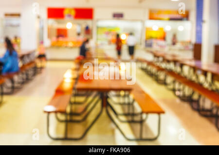 High school lunch room cafeteria is where students eat and socialize ...