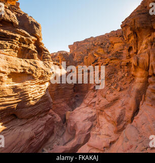 Red  Colored Canyon  Sinai Peninsula, Egypt Stock Photo