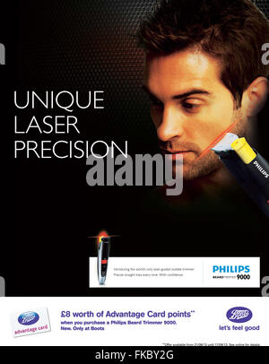 2010s UK Philips Magazine Advert Stock Photo