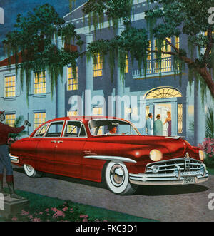 1940s USA Lincoln Magazine Advert (detail) Stock Photo