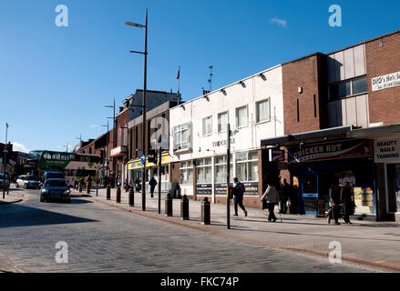 Castle Street, Dudley town centre, West Midlands, England, UK Stock Photo