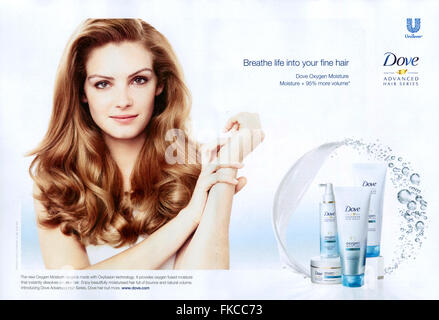 2010s UK Dove Magazine Advert Stock Photo