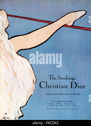 Advertisement for Christian Dior Chamonix stockings November 1966 - TopFoto