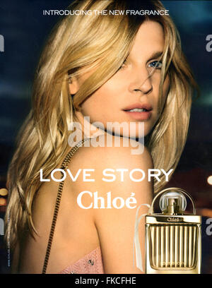 2010s UK Chloe Magazine Advert Stock Photo