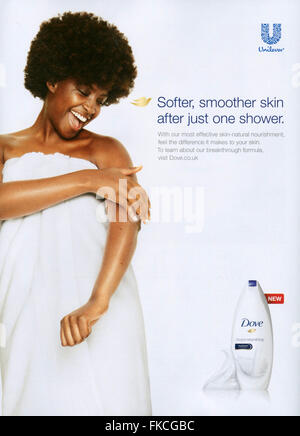 2010s UK Dove Magazine Advert Stock Photo