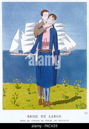 1920s France Art Deco Book Plate Stock Photo - Alamy