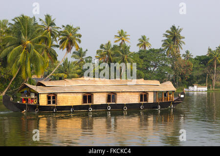 Kerala Houseboat Stock Photo