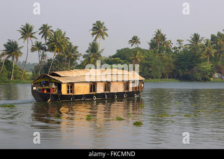 Kerala Houseboat Stock Photo