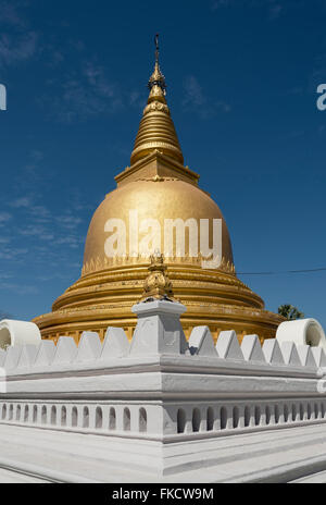 Aung Theikdi Zedi Pagoda in Mawlamyine (Mawlamyaing), Mon State, Burma (Myanmar) Stock Photo