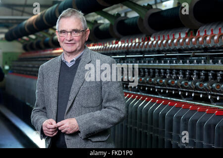 Brian Wilson, Chairman, Shawbost Mill, Isle of Lewis. September 2015 Stock Photo