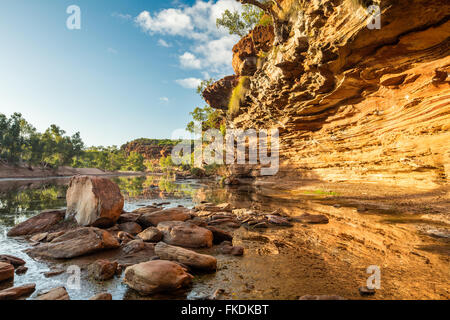 the Murchison River gorge at Ross Graham, Kalbarri National Park, Western Australia Stock Photo