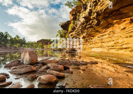 the Murchison River gorge at Ross Graham, Kalbarri National Park, Western Australia Stock Photo