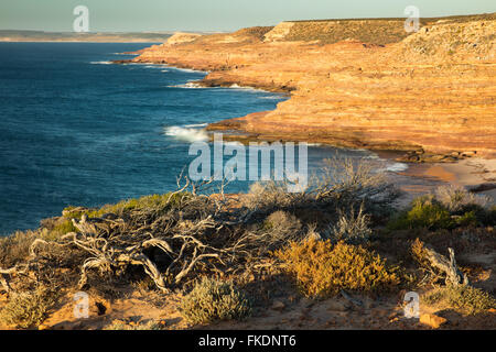 Gantheaume Bay from the Eagle lookout, Kalbarri National Park, Western Australia Stock Photo