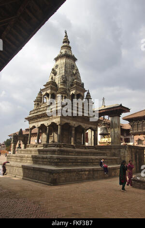 Bhaktapur, Vatsala Durga Temple und Durbar Square, Nepal Stock Photo