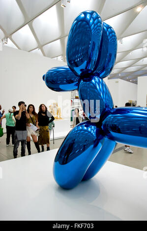 Contemporary Art on display at the Broad Museum in downtown Los Angeles Stock Photo