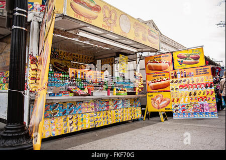 Food stand in Washington DC Stock Photo