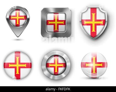 Country Flag Bages Stock Vector