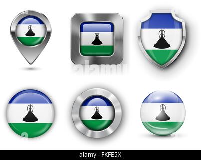 Country Flag Bages Stock Vector