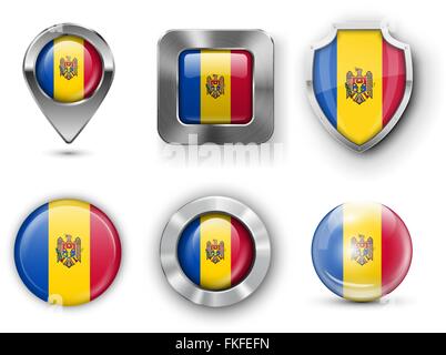 Country Flag Bages Stock Vector