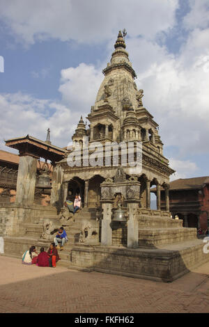 Bhaktapur, Vatsala Durga Temple und Durbar Square, Nepal Stock Photo