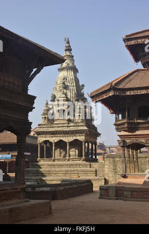 Bhaktapur, Vatsala Durga Temple und Durbar Square, Nepal Stock Photo