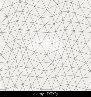 Vector seamless geometric pattern of intersecting lines Stock Vector