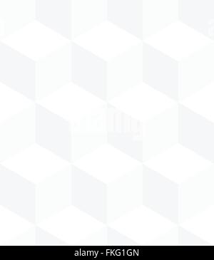 Isometric cubes seamlessly repeatable pattern. 3D cubes background. Stock Vector