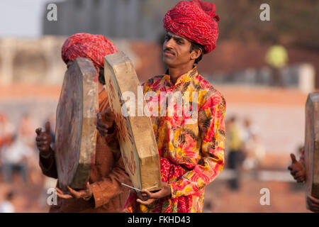 During elephant festival during holi,Hindu celebration in Jaipur,Rajasthan,India,Asia. Stock Photo