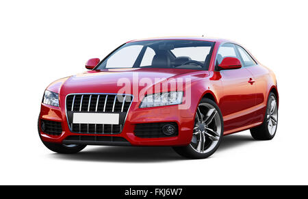 Red sports car Stock Photo