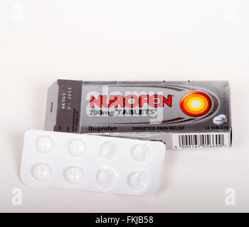 nurofen tablets Stock Photo