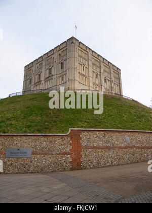 Norwich Castle, Norfolk, England, United Kingdom. Stock Photo