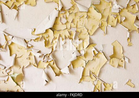 Abstract texture - flaky coat - peeling paint on the wall Stock Photo