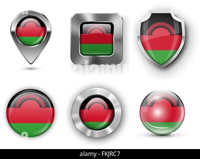 Country Flag Bages Stock Vector