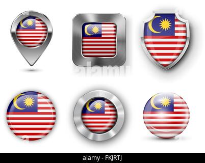 Country Flag Bages Stock Vector
