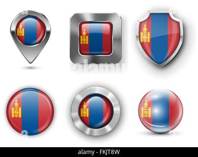 Country Flag Bages Stock Vector