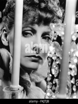 Portrait of Garbo Greta in Anna Karenina Stock Photo