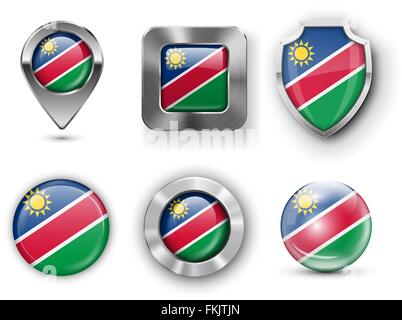 Country Flag Bages Stock Vector